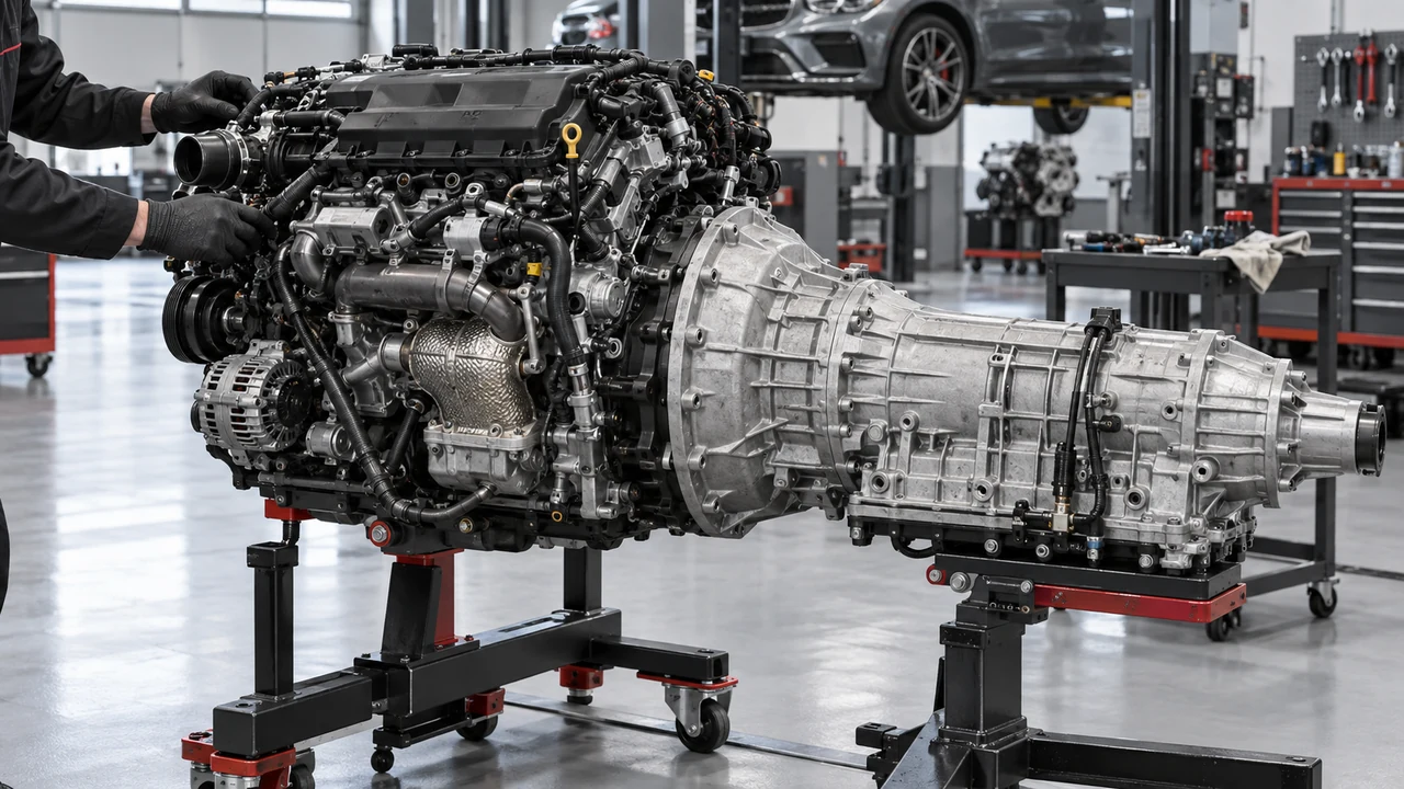 Illustratief beeld: Motor & versnellingsbak